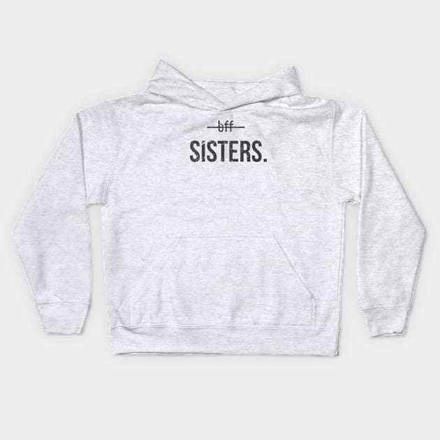 BFF Sisters Kids Hoodie by hoopoe